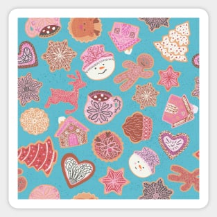 Cute Gingerbread cookies Sticker